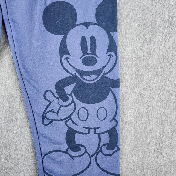 Freeze NY Mickey Truly Original Jogger Blue Women Size S Fleece Tonal Embroidery - Picture 4 of 16